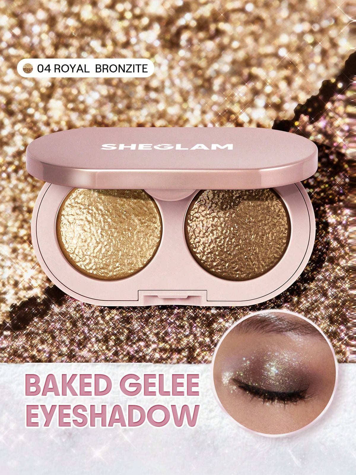 Sheglam Prismalight Baked Gelee Eyeshadow Duo