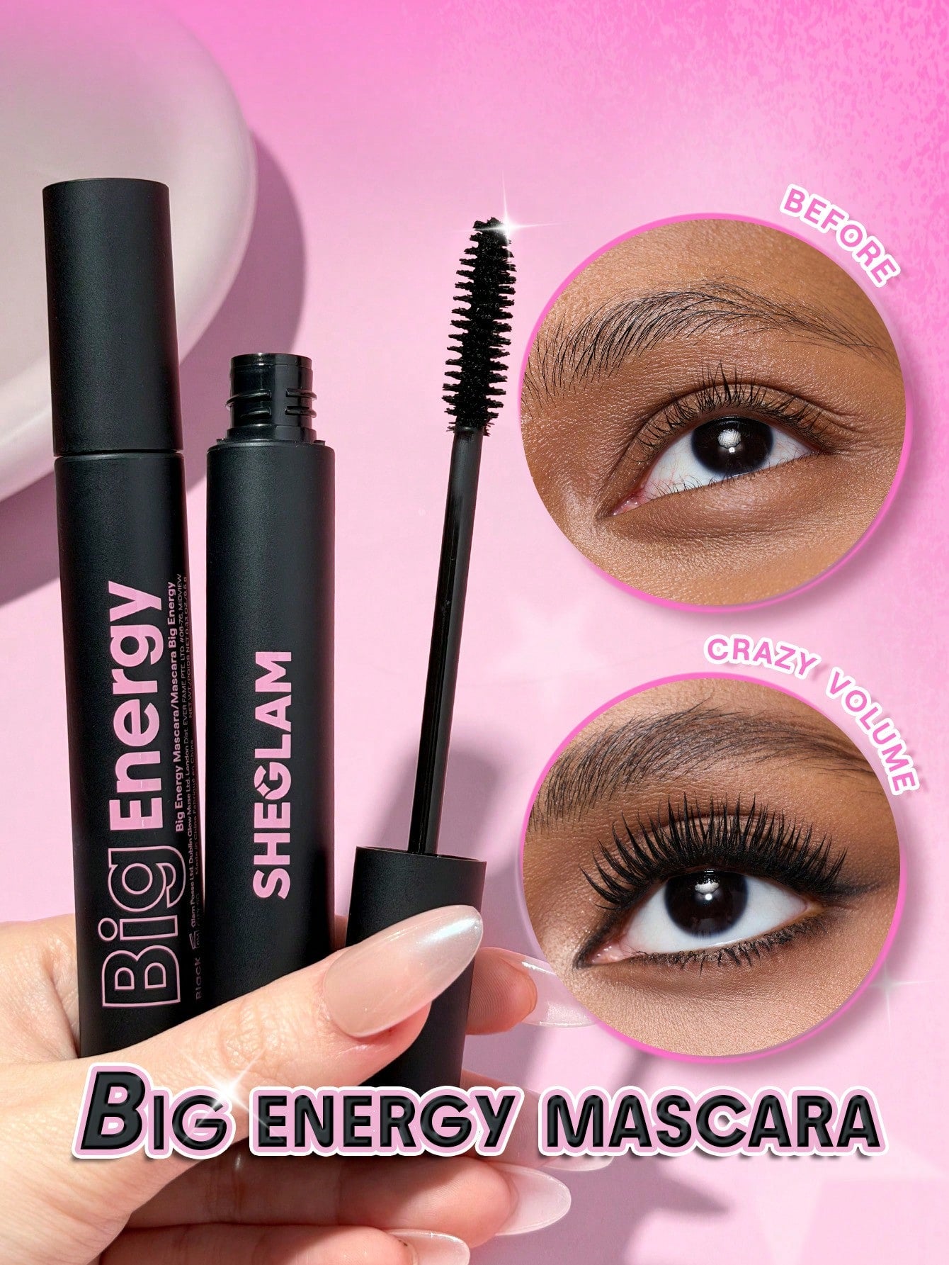 Sheglam Big Energy Mascara Black