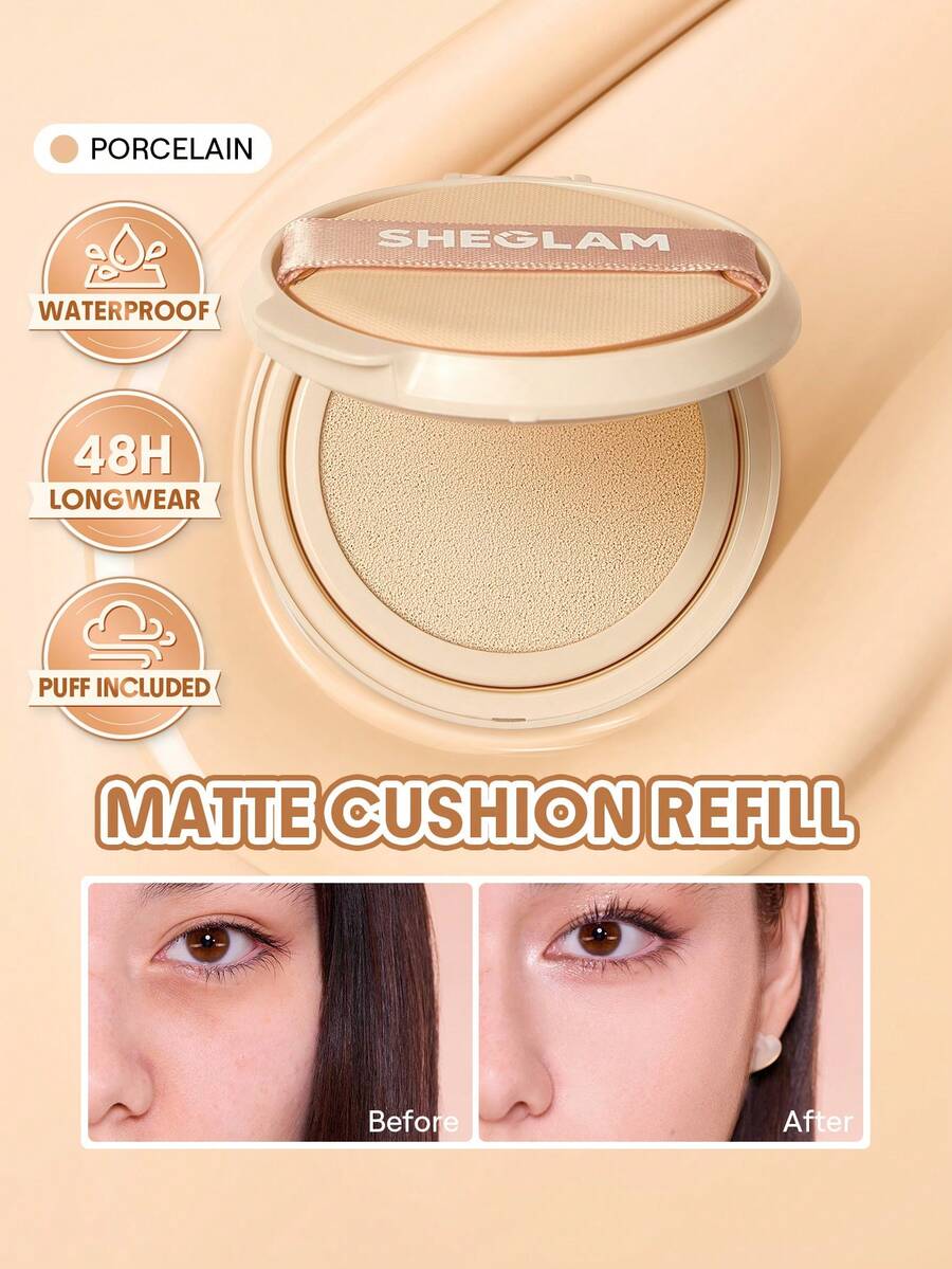Sheglam Lock & Go Cushion Foundation Long Lasting Refill Pack