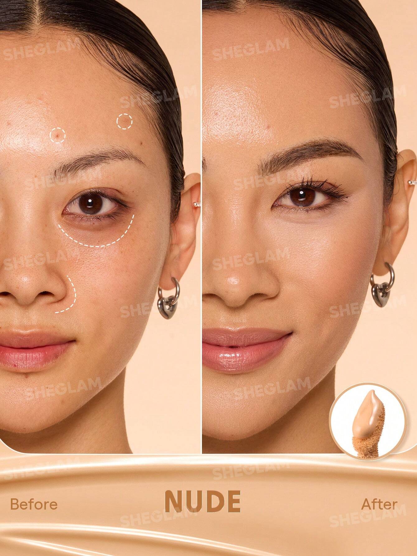 Sheglam Hideaway Full-Coverage Concealer