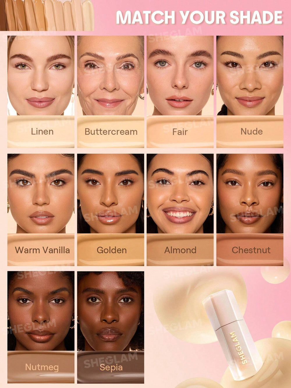 Sheglam Hideaway Full-Coverage Concealer