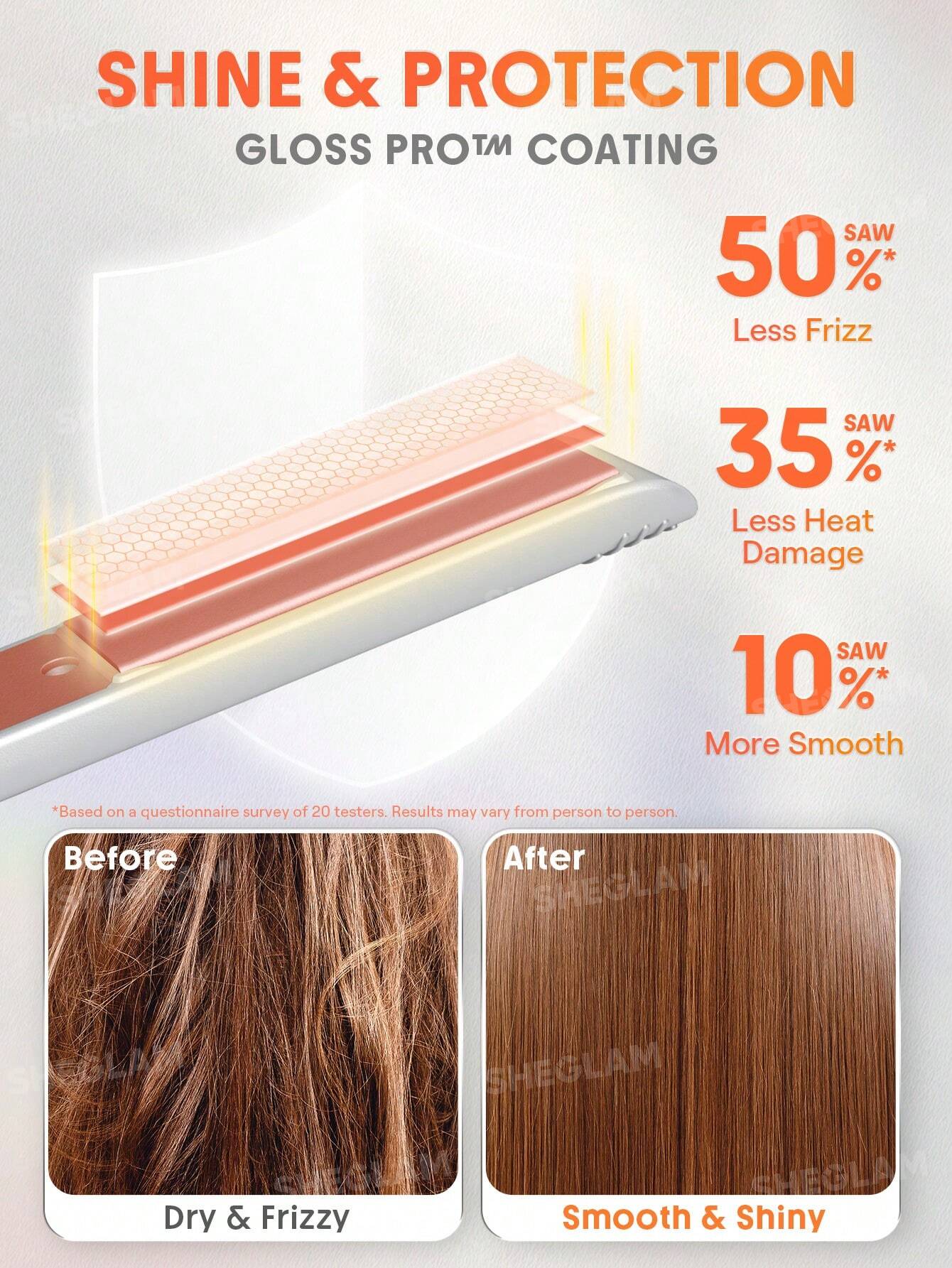 Sheglam Hair mini hair straightener Pro 3 in 1