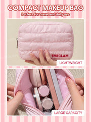 شنطة مكياج شيجلام كومباكت وردي | Sheglam Compact Makeup Bag Pink