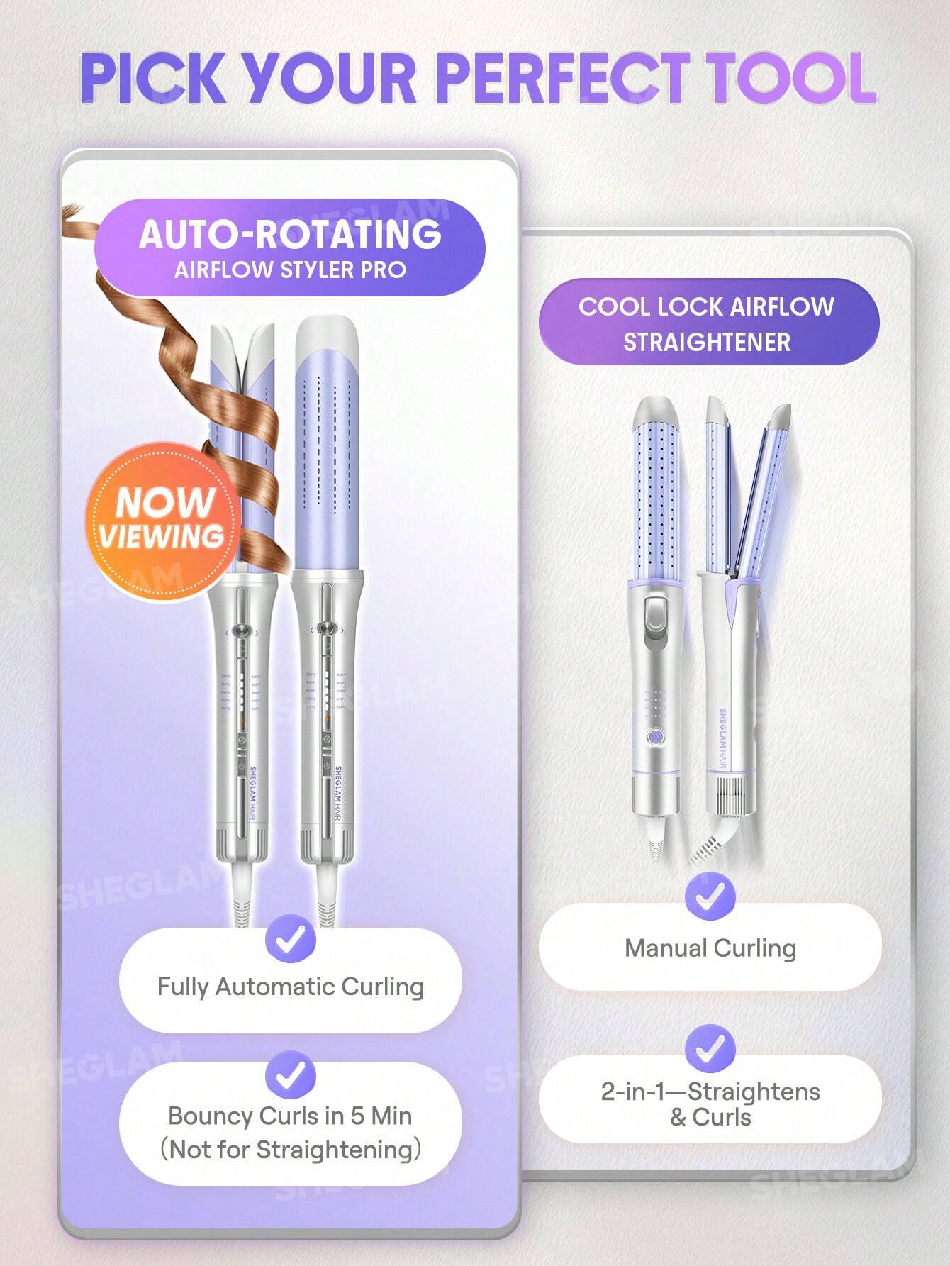 Sheglam Hair One Touch Airflow Styler Pro 32mm
