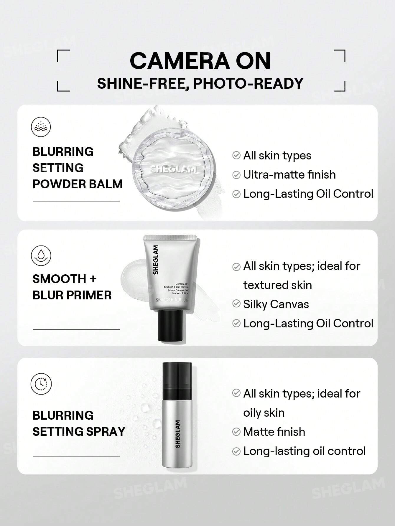 Sheglam Camera On Blurring Setting Powder Balm