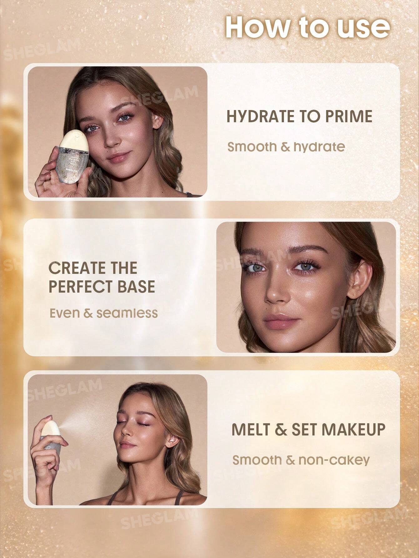 Sheglam Crystal Intentions Vibe Shield Long-Lasting Setting Spray