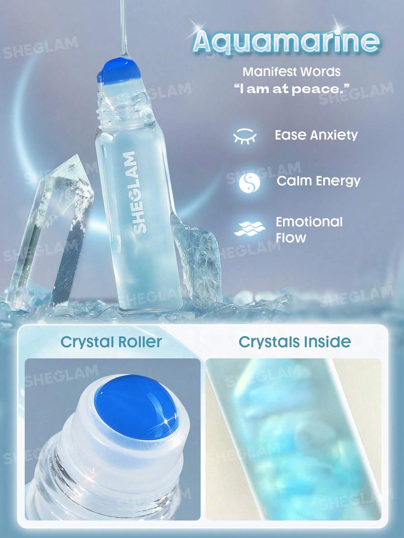 Sheglam Crystal Intentions Protection Mantra Roller Lip Oil