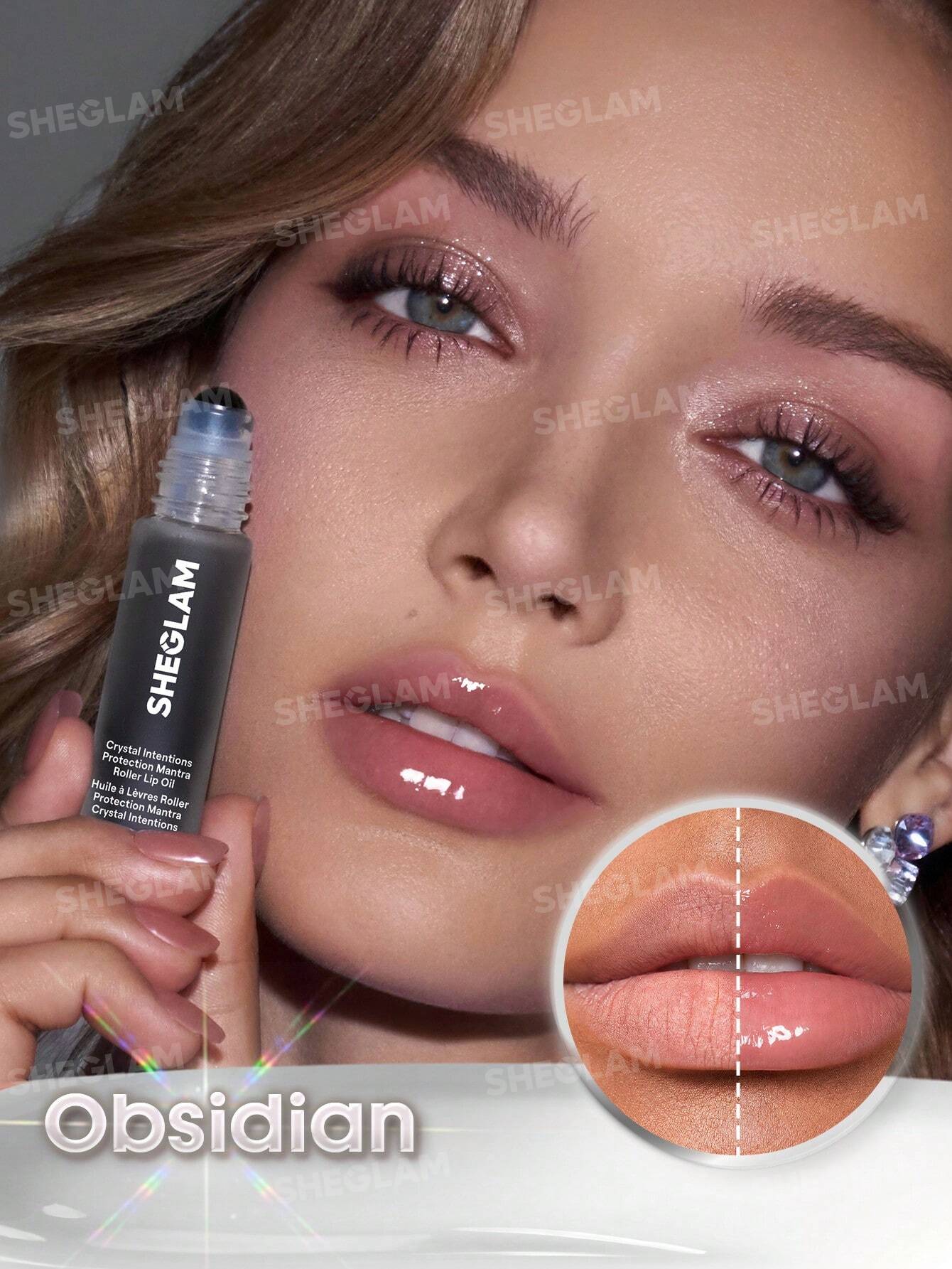 Sheglam Crystal Intentions Protection Mantra Roller Lip Oil