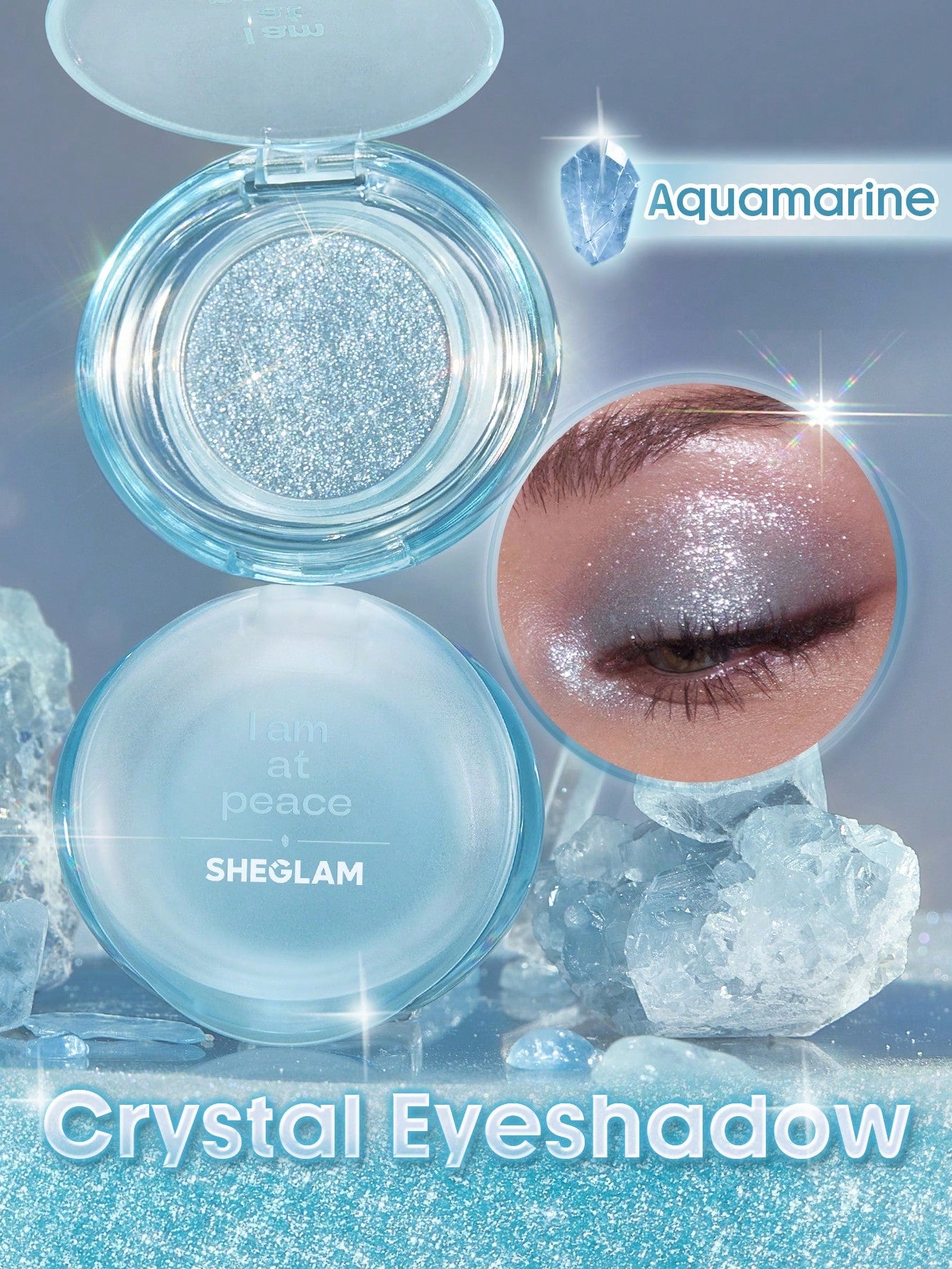 Sheglam Crystal Intentions Manifesting Glow Glitter Eyeshadow