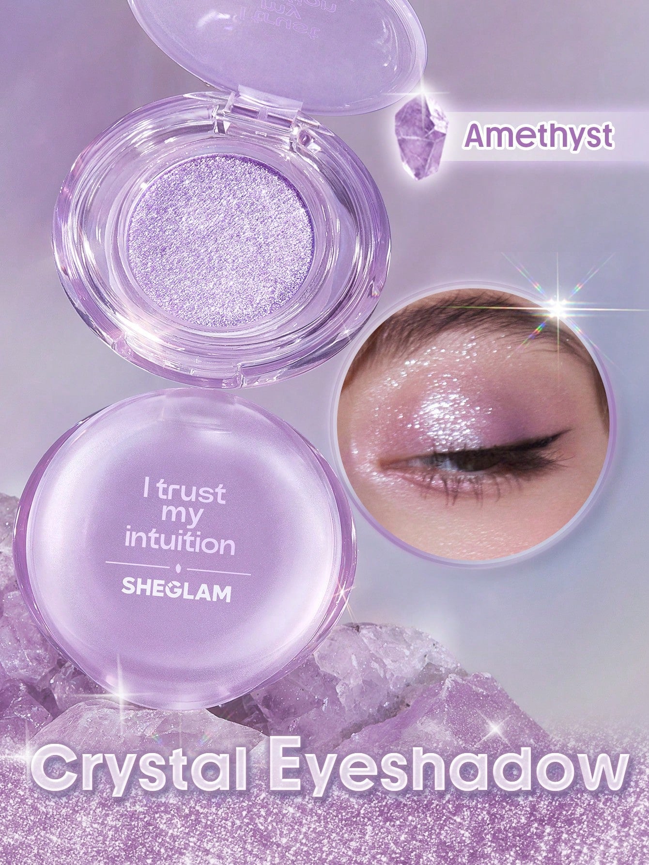 Sheglam Crystal Intentions Manifesting Glow Glitter Eyeshadow