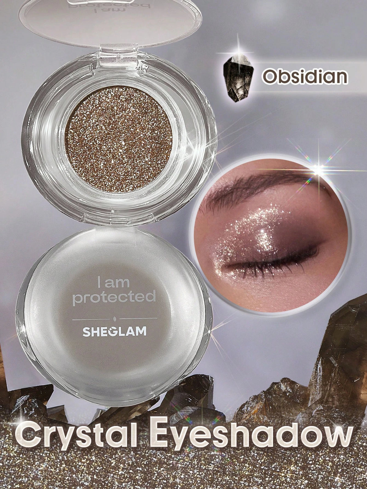 Sheglam Crystal Intentions Manifesting Glow Glitter Eyeshadow