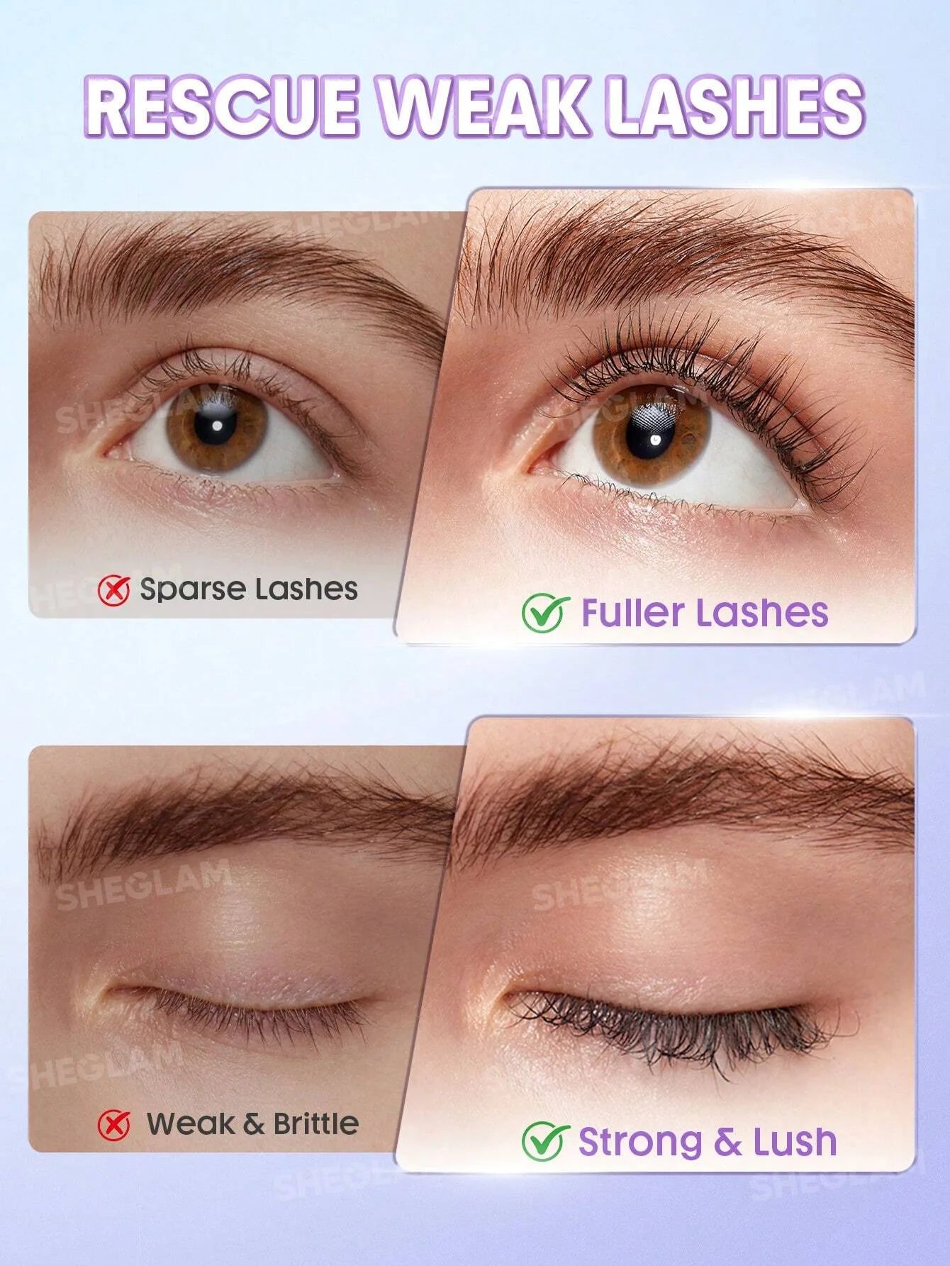 SHEGLAM Lash Ritual Nourishing Serum Clear