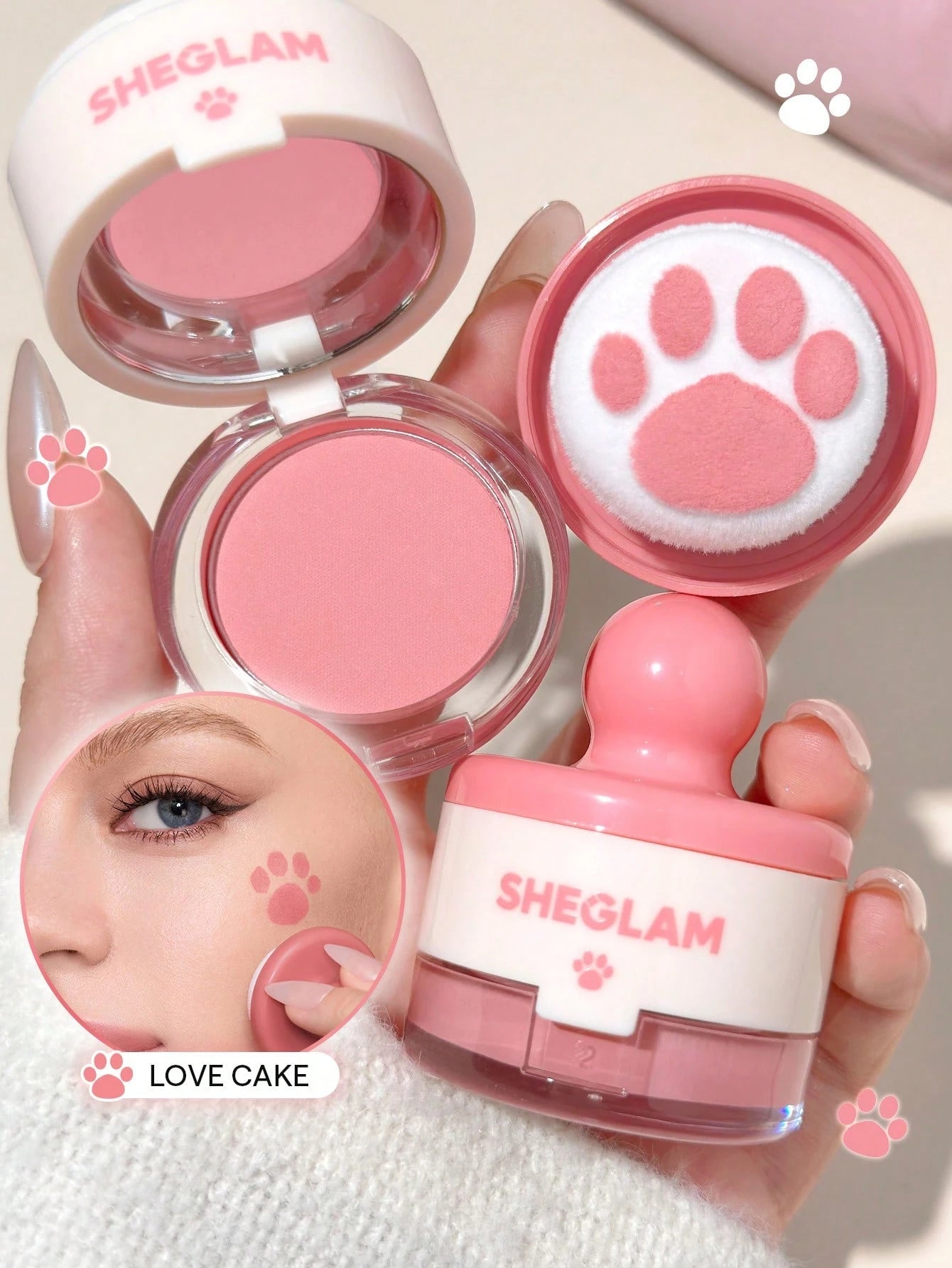 Sheglam Cutie Paw Blush Stamp