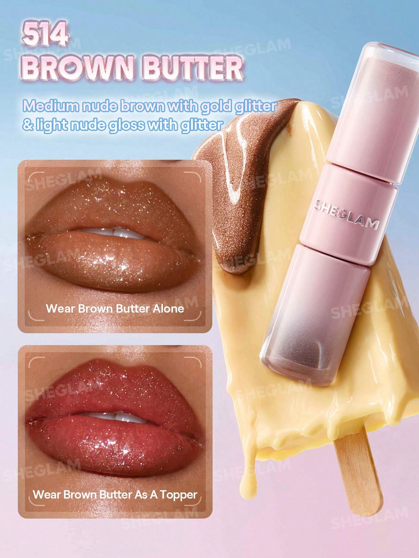 Sheglam Line To Shine Peel-Off Lip Stain & Gloss Duo