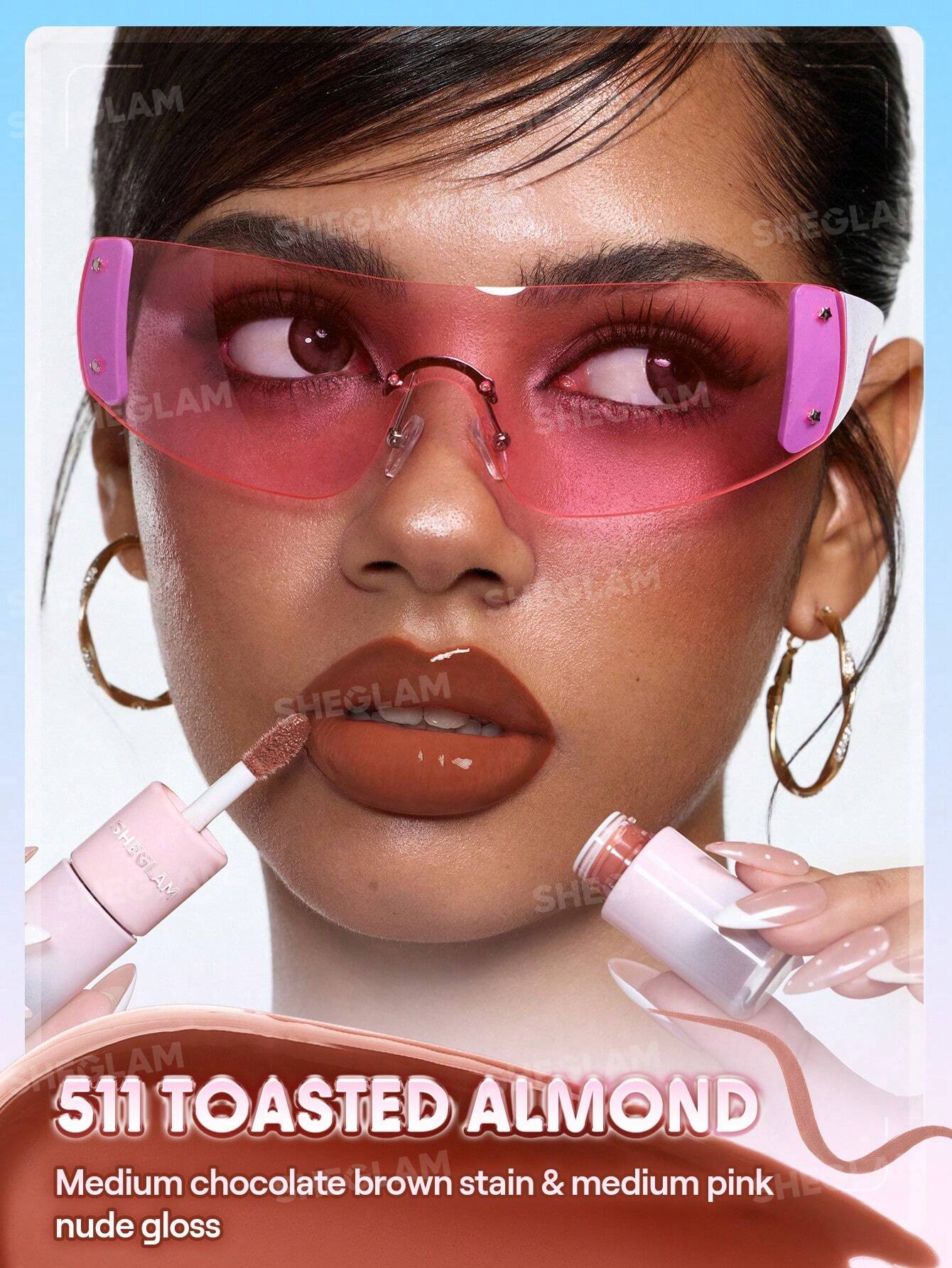 Sheglam Line To Shine Peel-Off Lip Stain & Gloss Duo