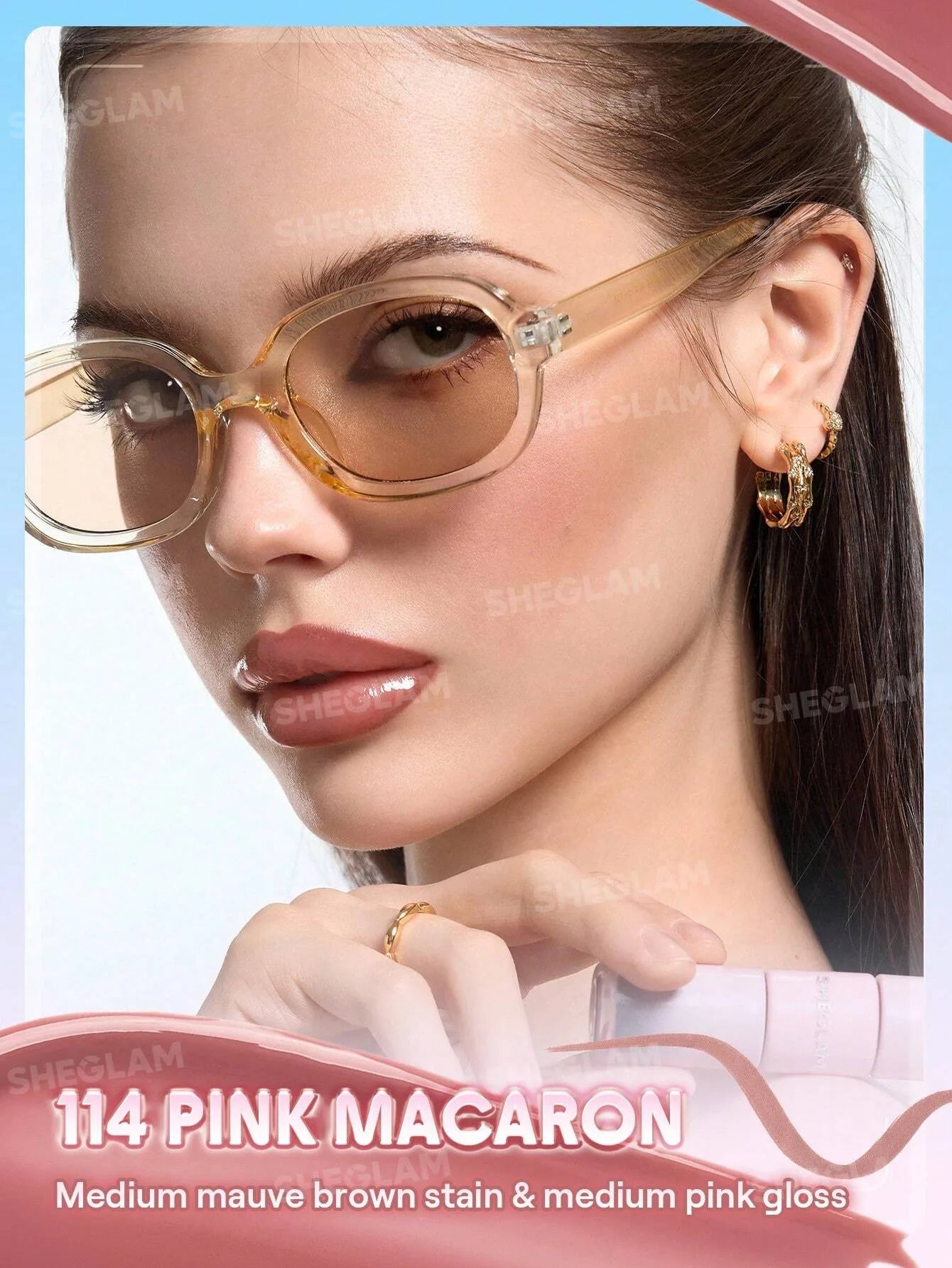 SHEGLAM Line To Shine Peel-Off Lip Stain & Gloss Duo