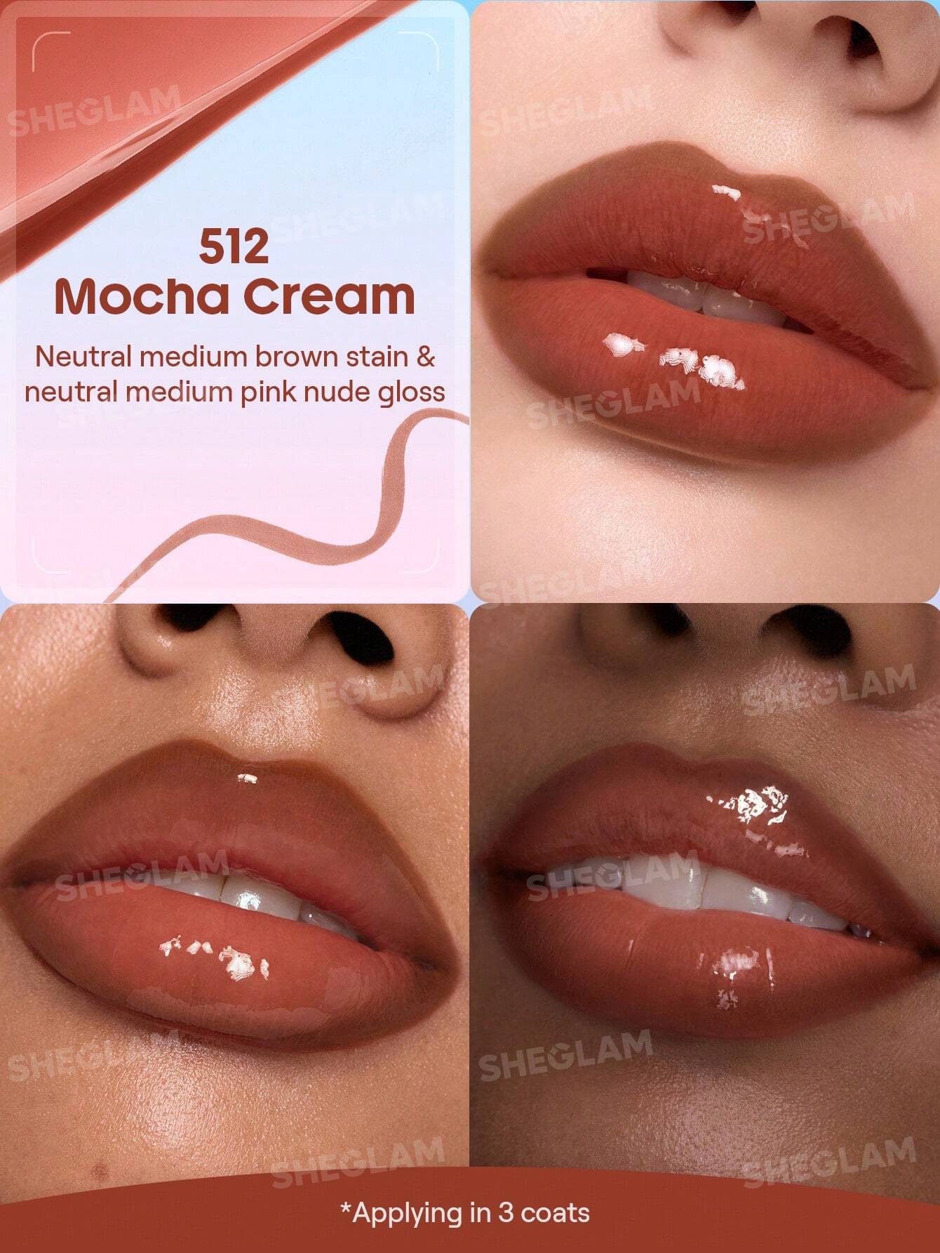 Sheglam Line To Shine Peel-Off Lip Stain & Gloss Duo