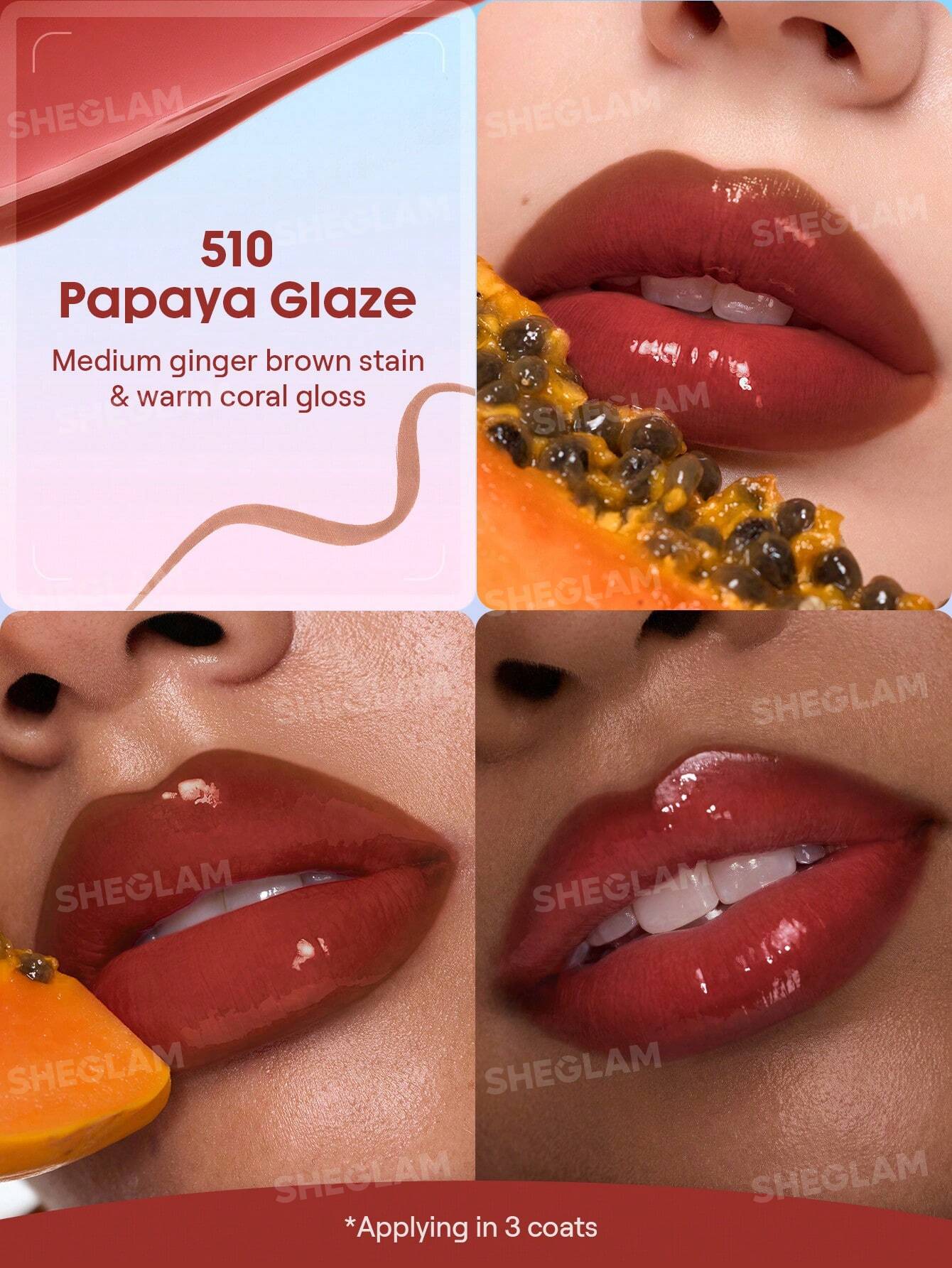 Sheglam Line To Shine Peel-Off Lip Stain & Gloss Duo