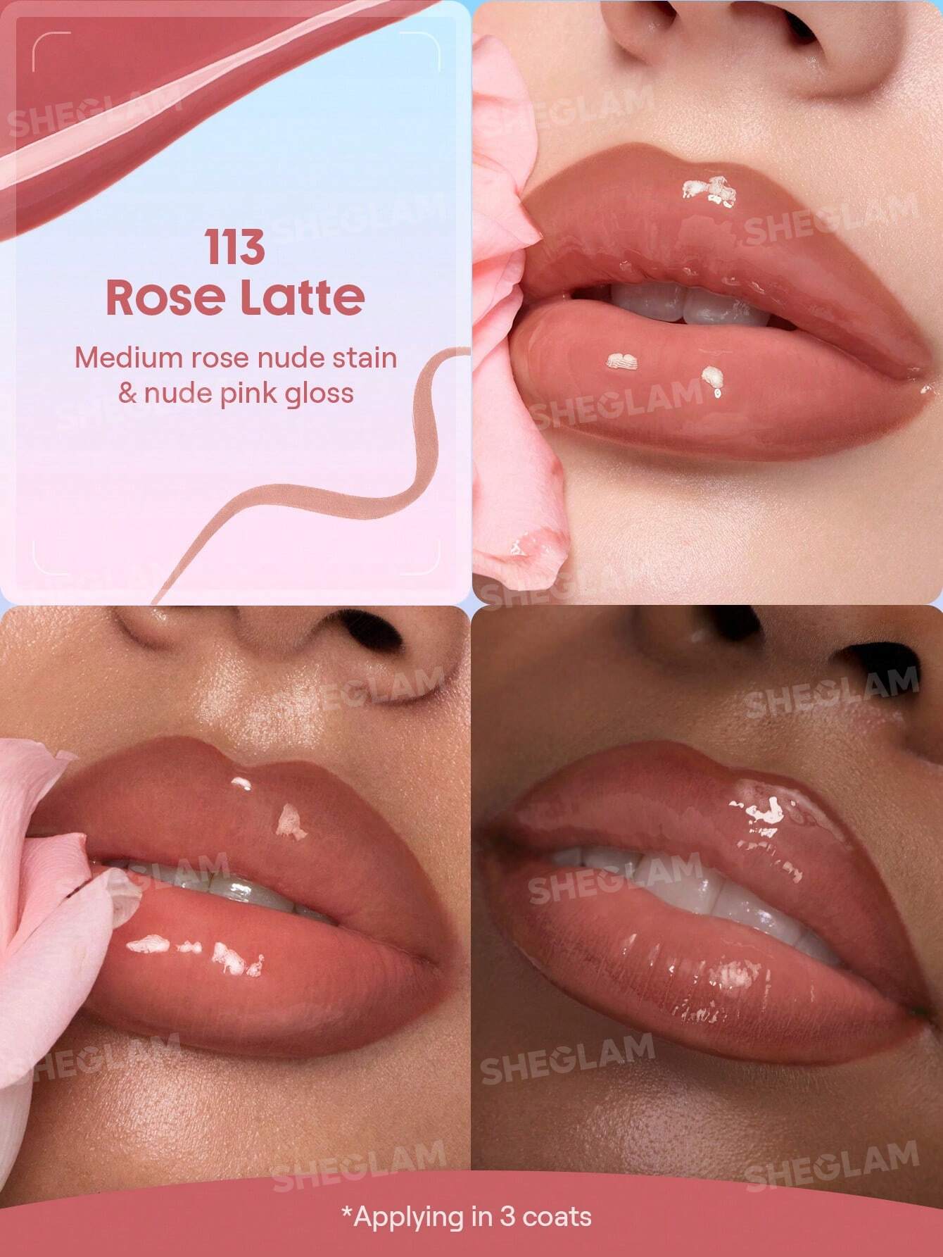 Sheglam Line To Shine Peel-Off Lip Stain & Gloss Duo