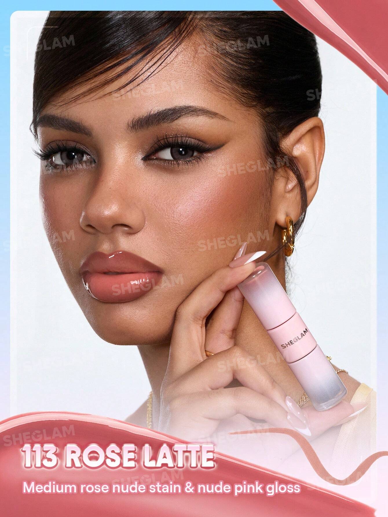 Sheglam Line To Shine Peel-Off Lip Stain & Gloss Duo