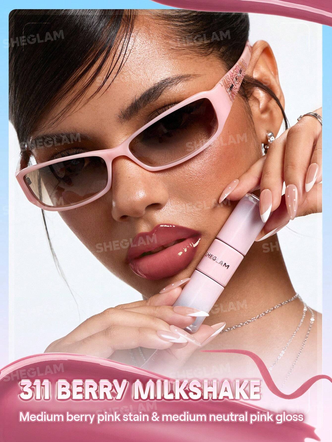 Sheglam Line To Shine Peel-Off Lip Stain & Gloss Duo