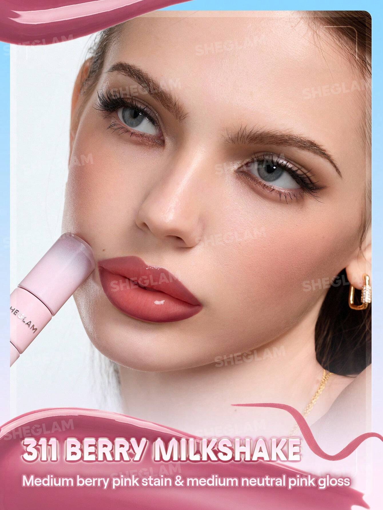 Sheglam Line To Shine Peel-Off Lip Stain & Gloss Duo