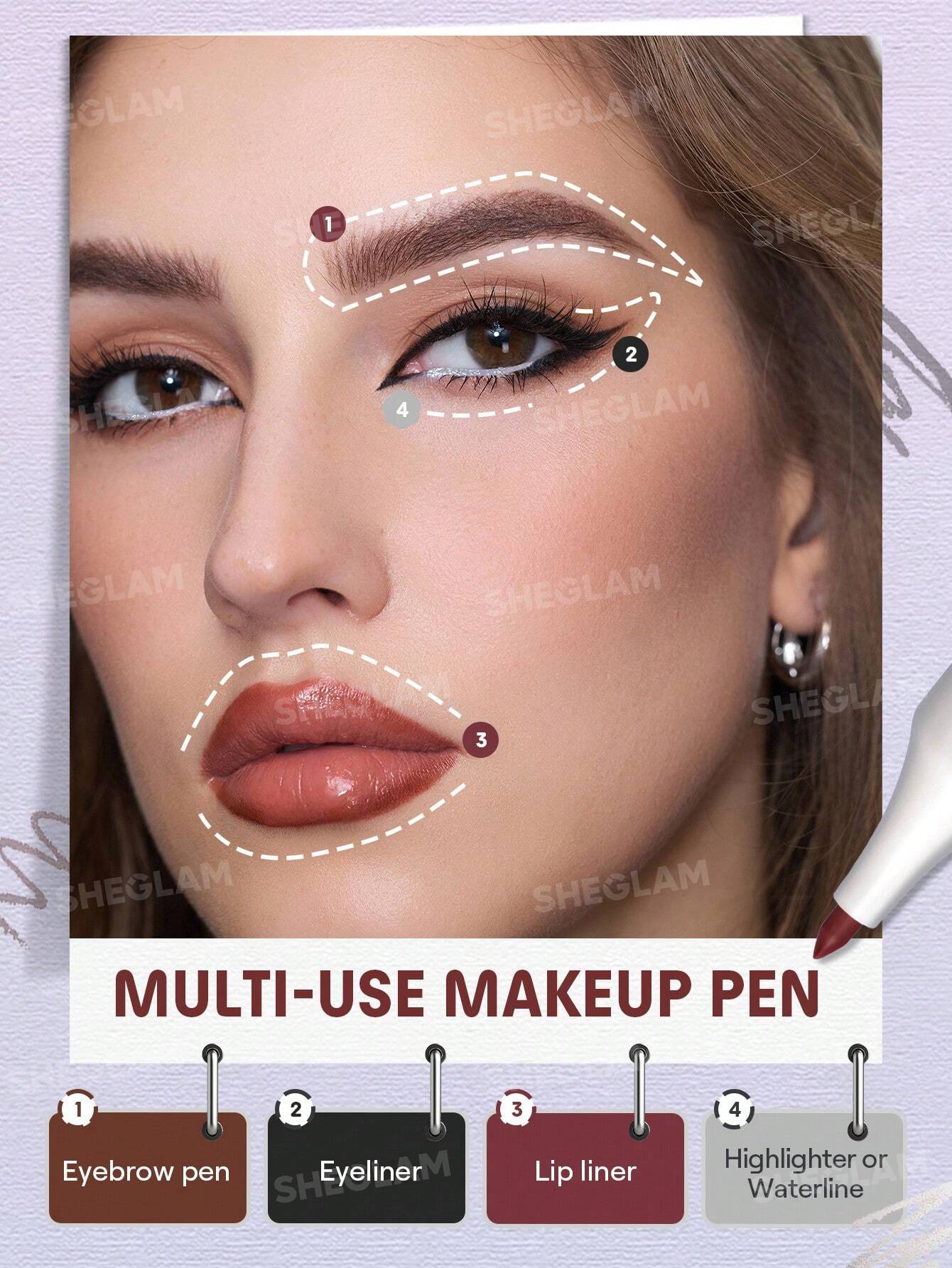 Sheglam The Everywhere 4-In-1 Pen