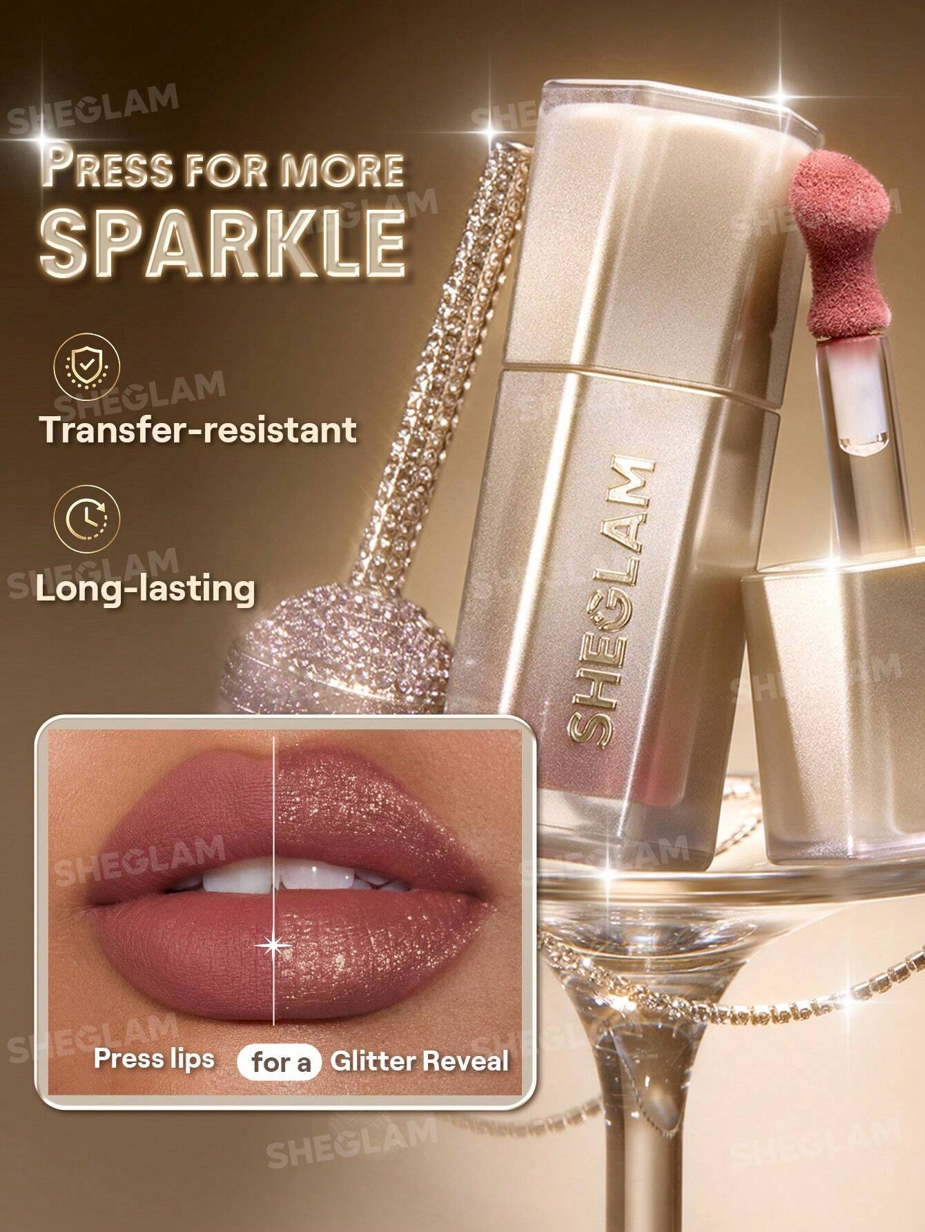 Sheglam Stardust Swipe Glitter Liquid Lipstick