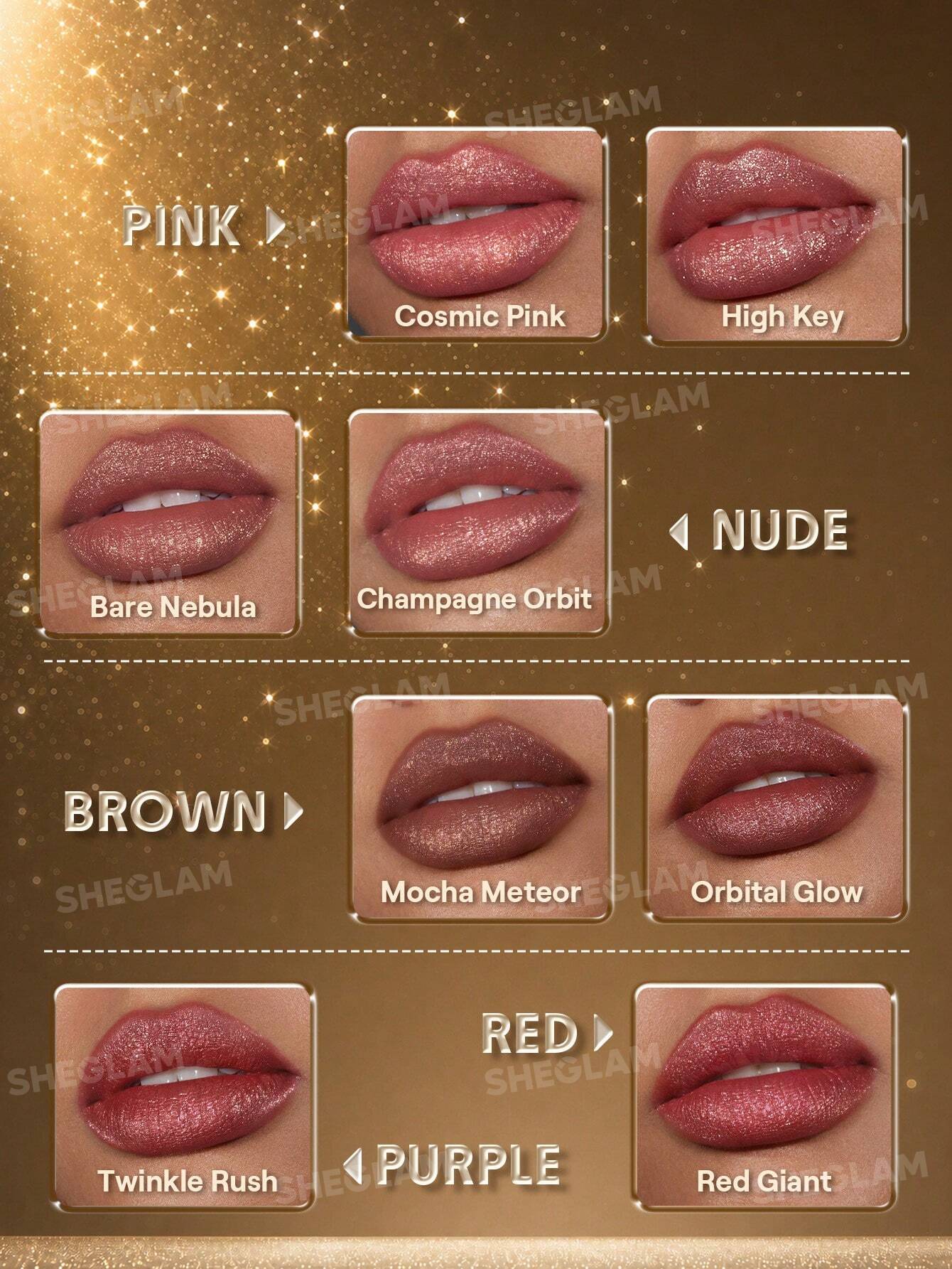 Sheglam Stardust Swipe Glitter Liquid Lipstick