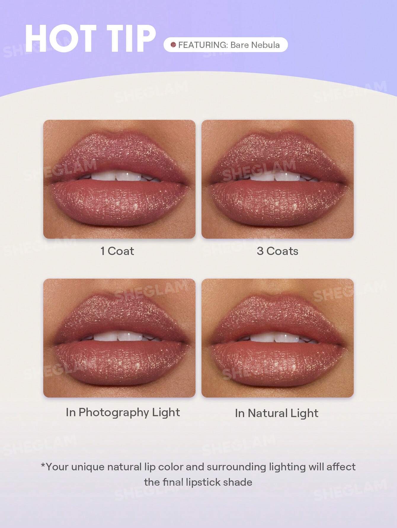 Sheglam Stardust Swipe Glitter Liquid Lipstick