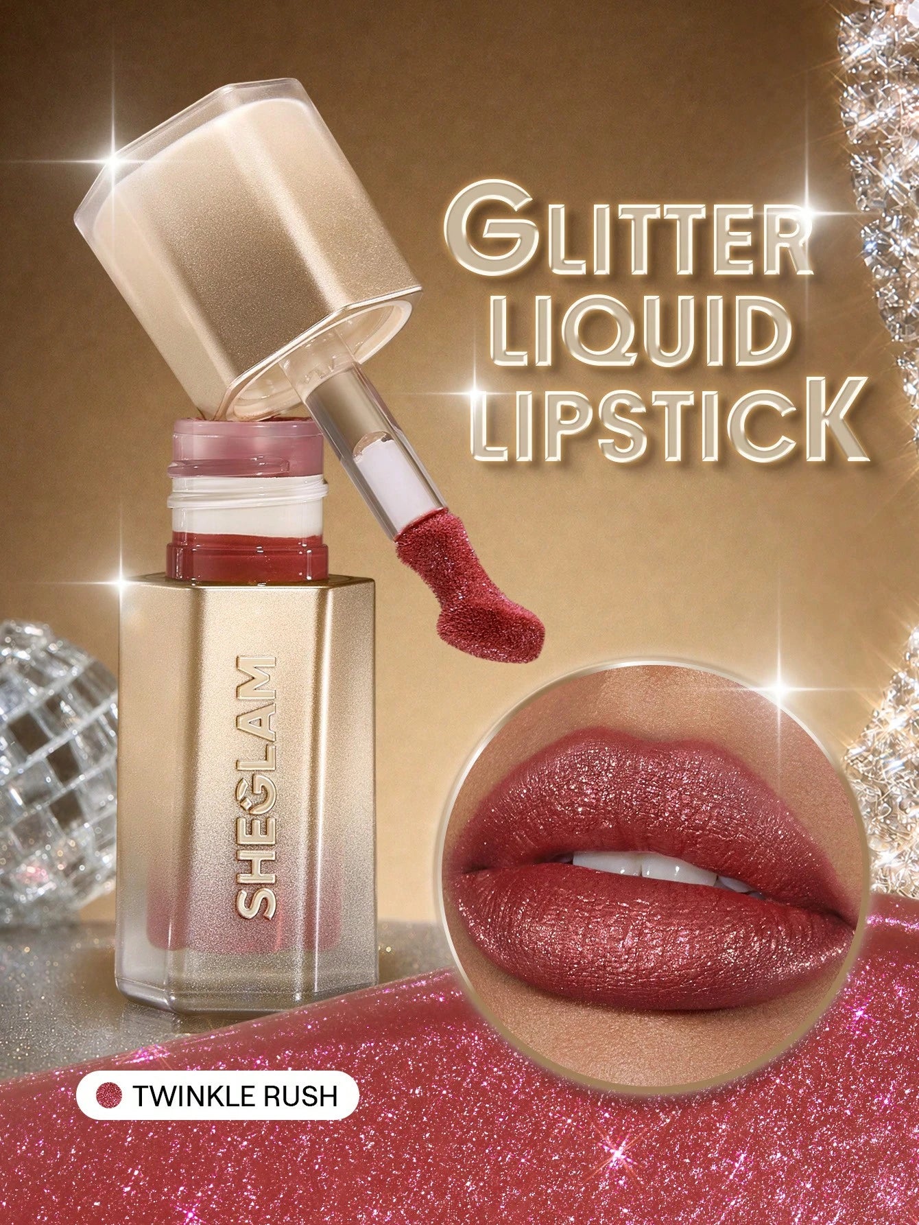 Sheglam Stardust Swipe Glitter Liquid Lipstick