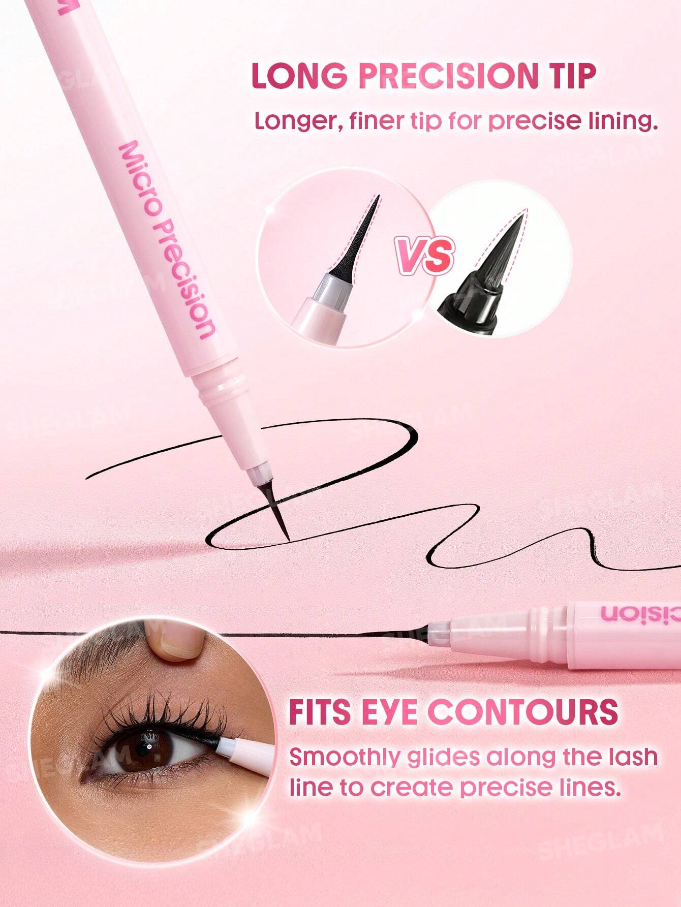 Sheglam Micro Precision Ultra-Long Tip Eyeliner