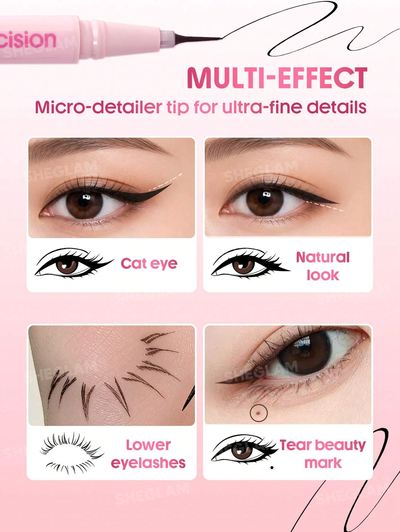 Sheglam Micro Precision Ultra-Long Tip Eyeliner