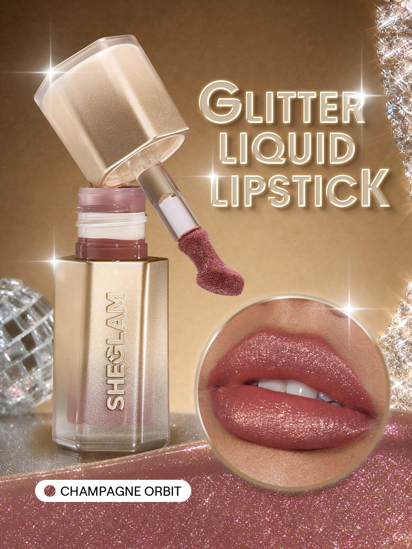 Sheglam Stardust Swipe Glitter Liquid Lipstick