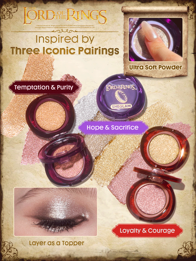 SheglamThe Lord of the Rings Forces Of Fate Eyeshadow Duo