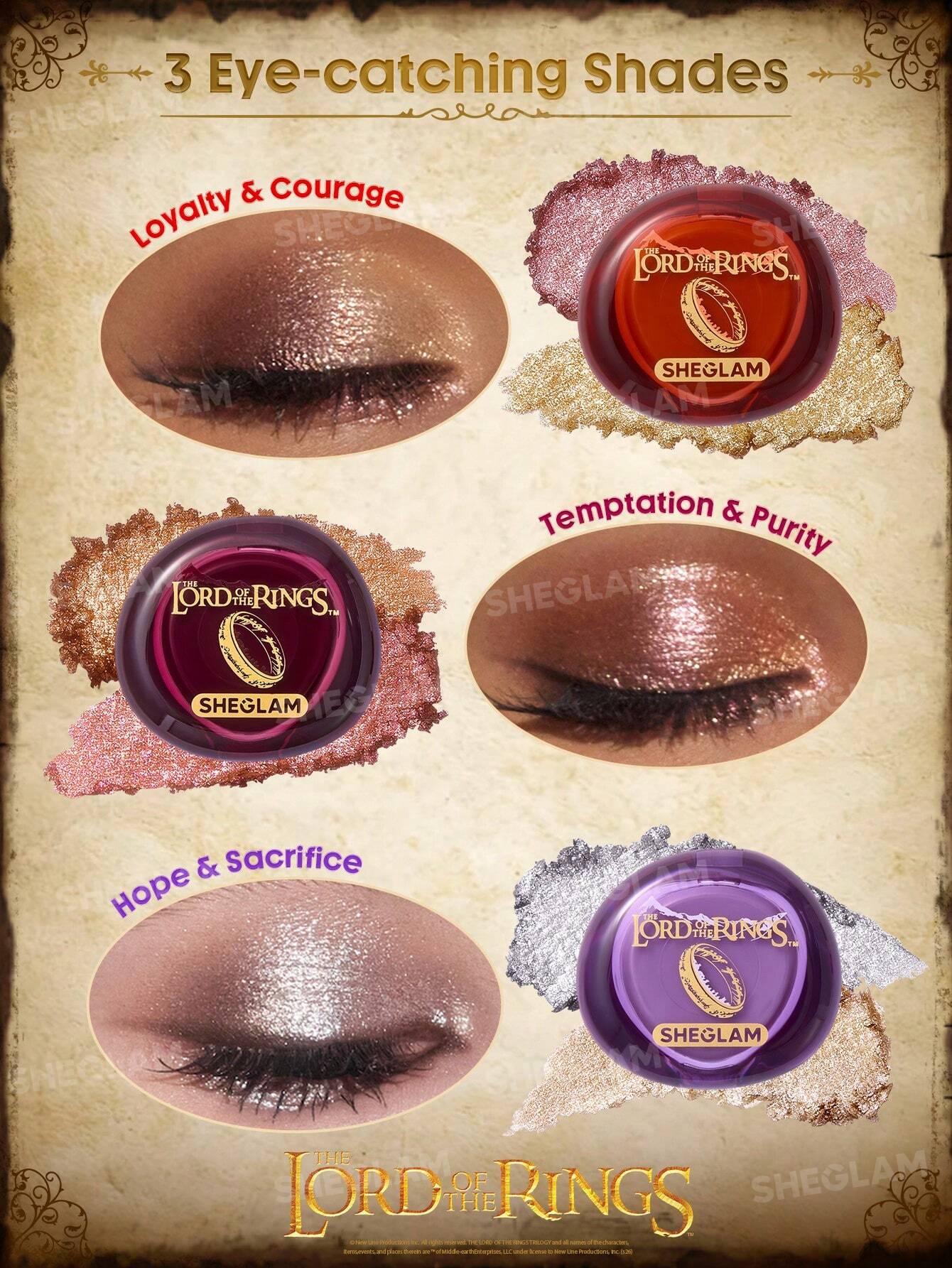 SheglamThe Lord of the Rings Forces Of Fate Eyeshadow Duo