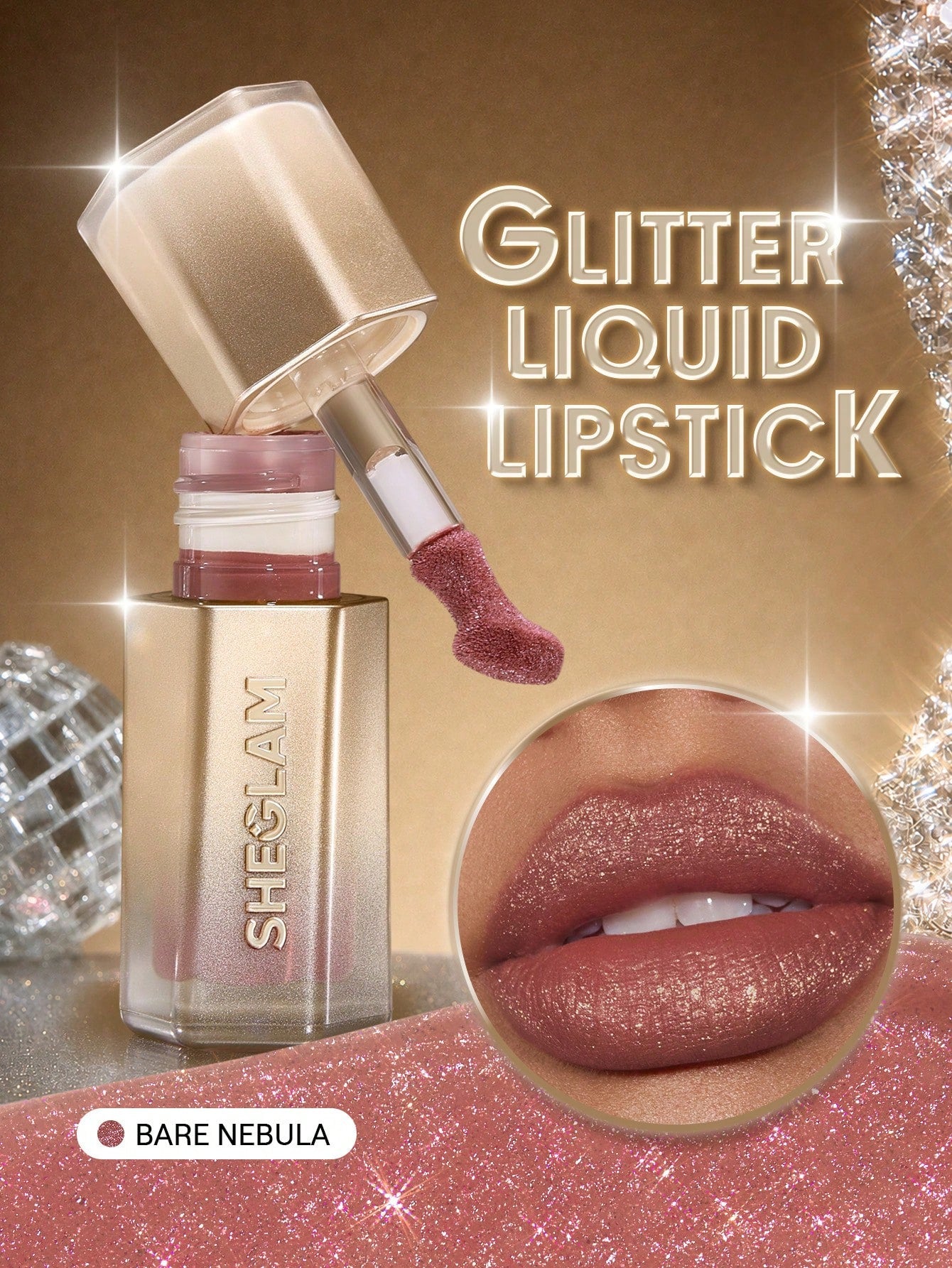 Sheglam Stardust Swipe Glitter Liquid Lipstick