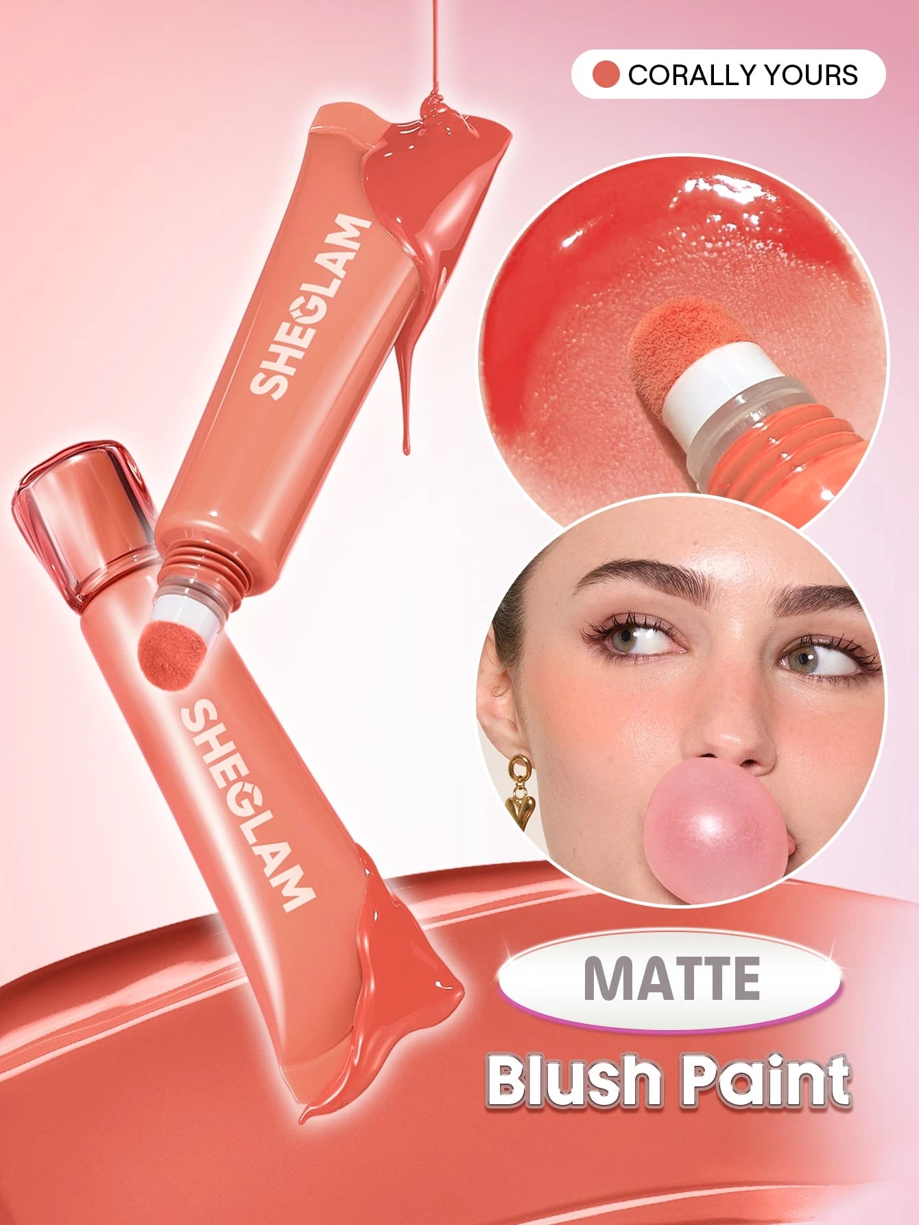 Sheglam Squeeze & Dot Matte Blush Paint