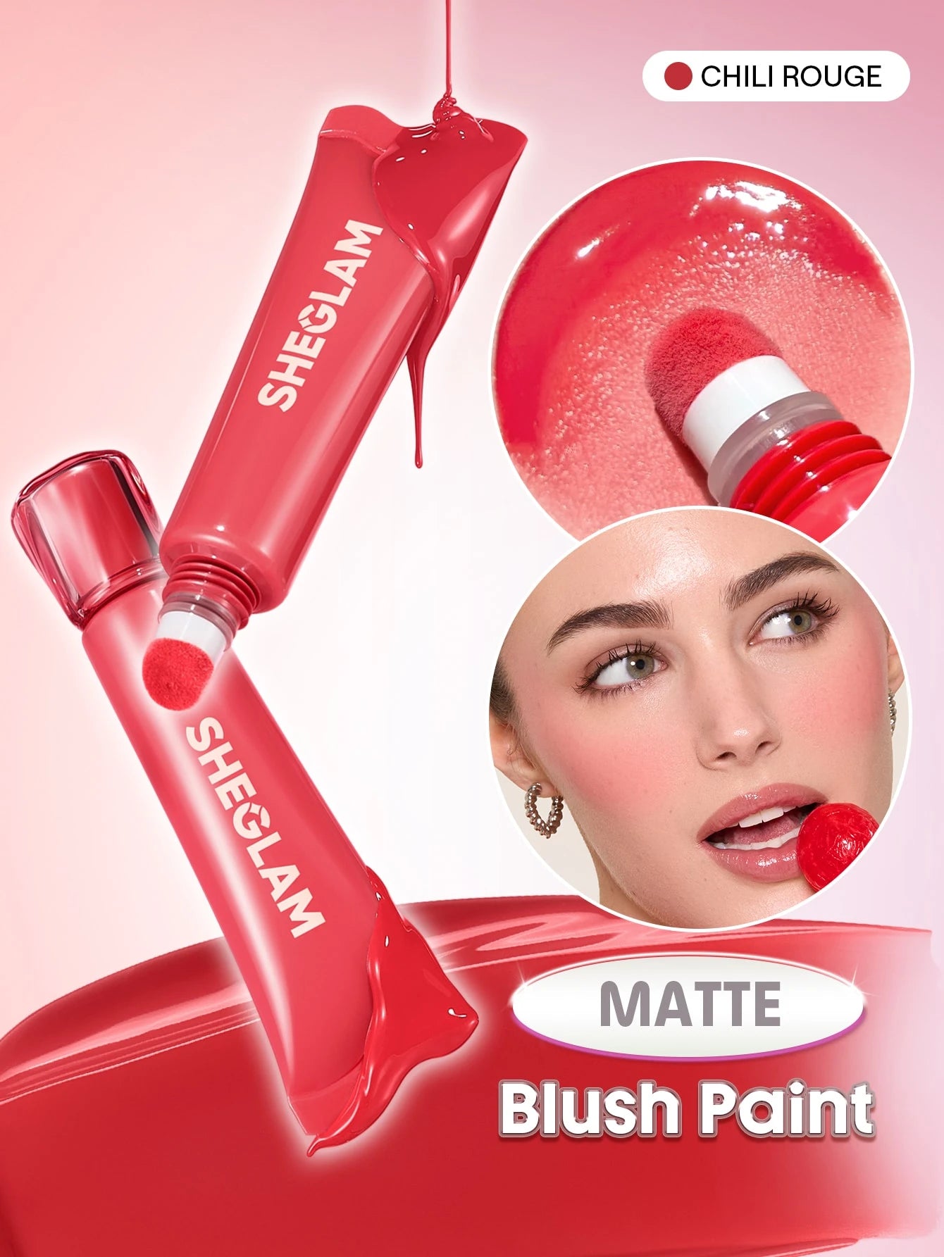Sheglam Squeeze & Dot Matte Blush Paint
