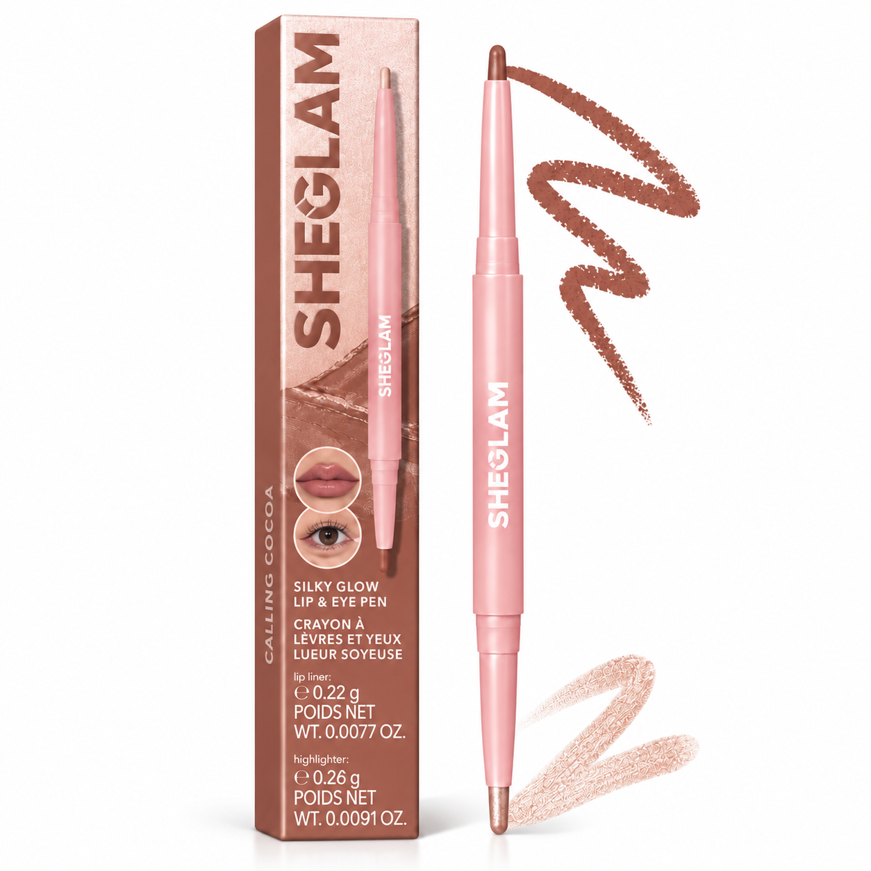Sheglam Silky Glow Lip & Eye Pen