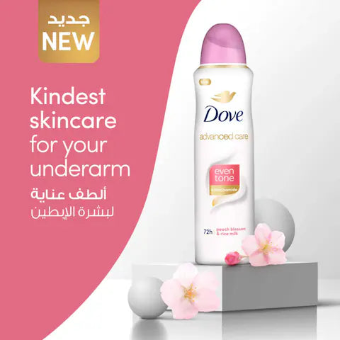 Dove Even Tone Antiperspirant Spray 150ml