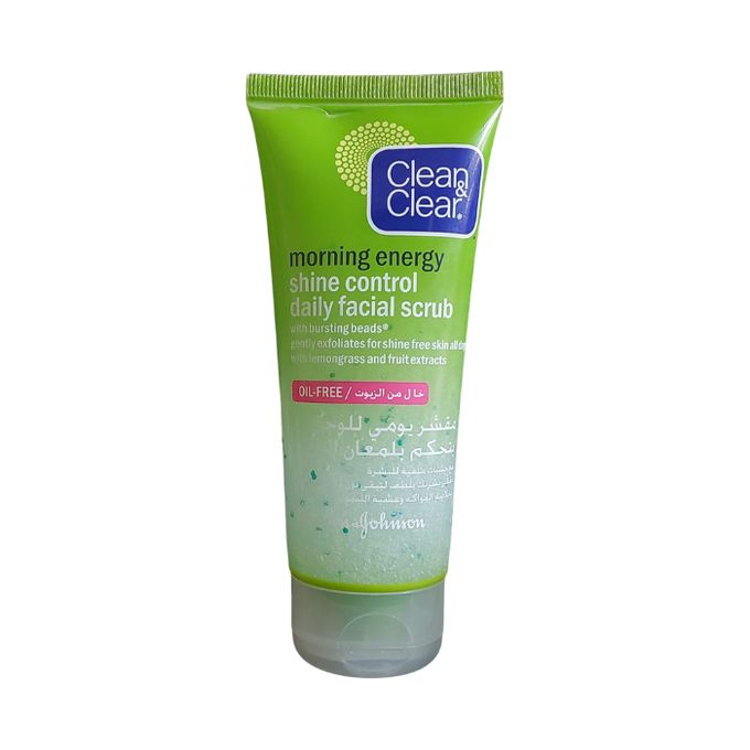 Clean and Clear morning energy daily shine control facial scrub 100ml