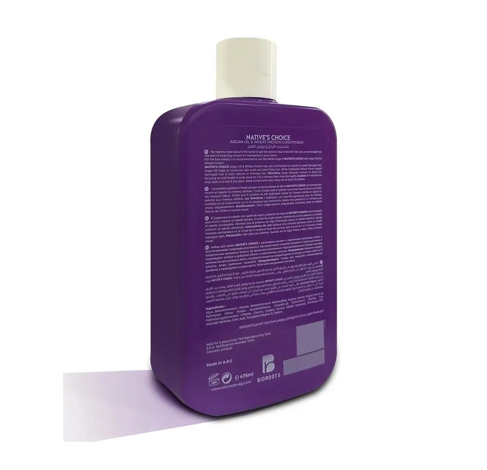 Natives Choice Conditioner With Argan Oil and Wheat Protein 475 ml