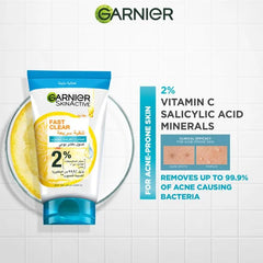GARNIER FAST CLEAR CLEANSER FOR ACNE PRONE 50 ML