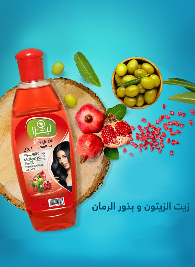 Liza Olive & Pomegranate Seed Hair Oil 180ml