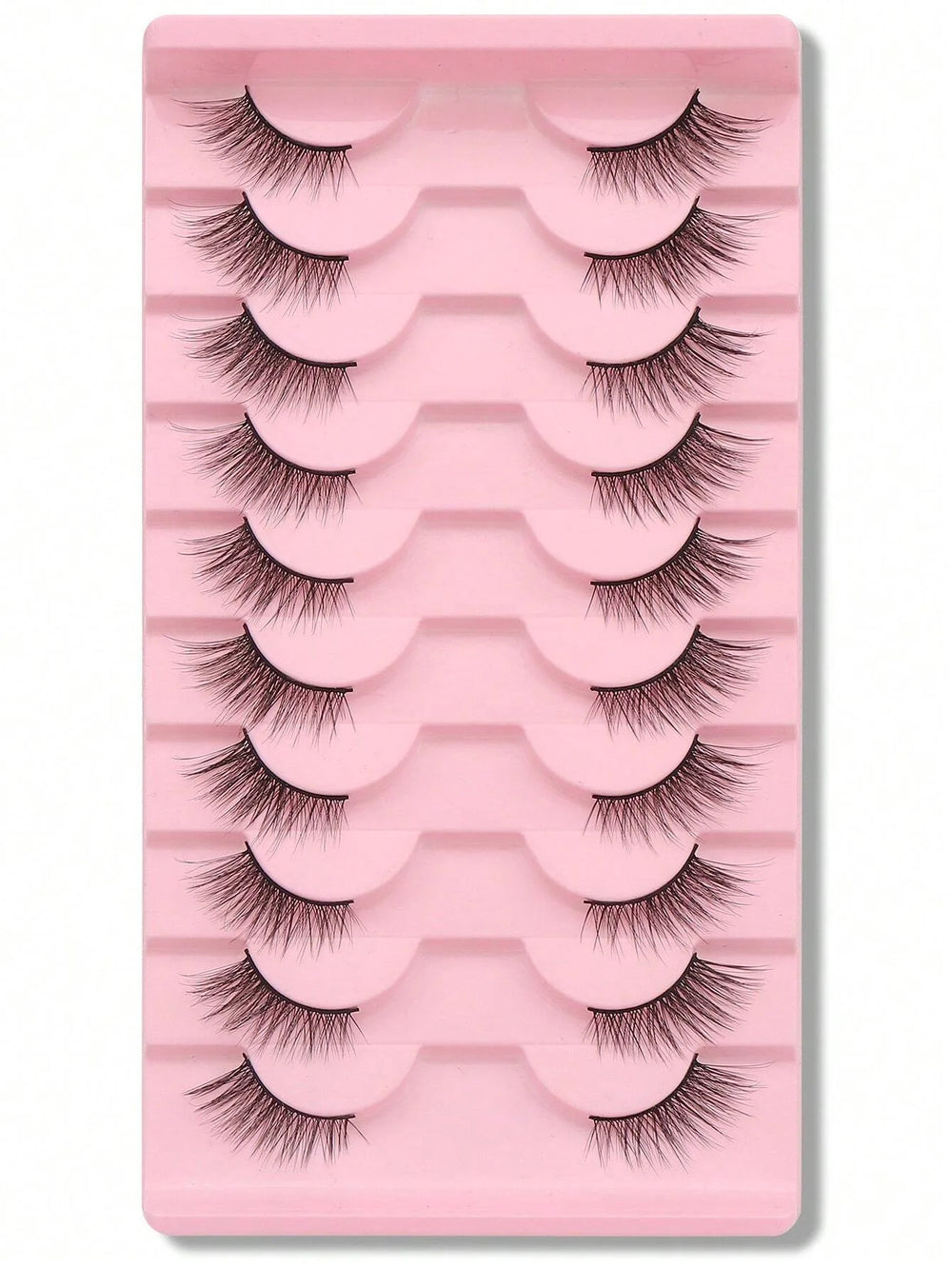 Shein 10 pairs of natural-looking crisscross cat