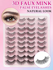 20 Pairs Different Styles Of Eyelash from Shein