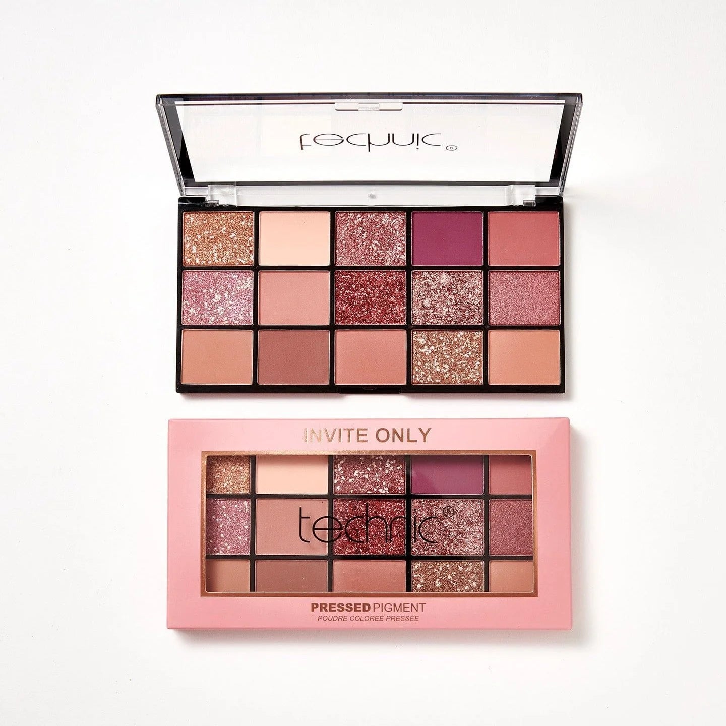 Technic Pressed Pigment Eyeshadow Palette 15-Invite Only