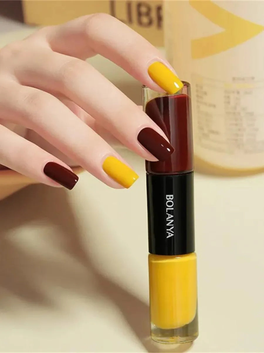 Shein Bolania 2-Color Quick Dry Nail Polish