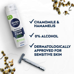 NiveaSensitive Shaving Foam 200 ml